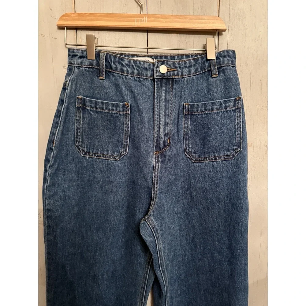 Showpo‎ Vancouver Leg Jeans High Waisted Straight Women's 6 NWT 109$